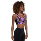 Pink Chrome Charro (Caballo/Horse) - Padded Sports Bra
