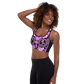 Pink Chrome Charro (Caballo/Horse) - Padded Sports Bra