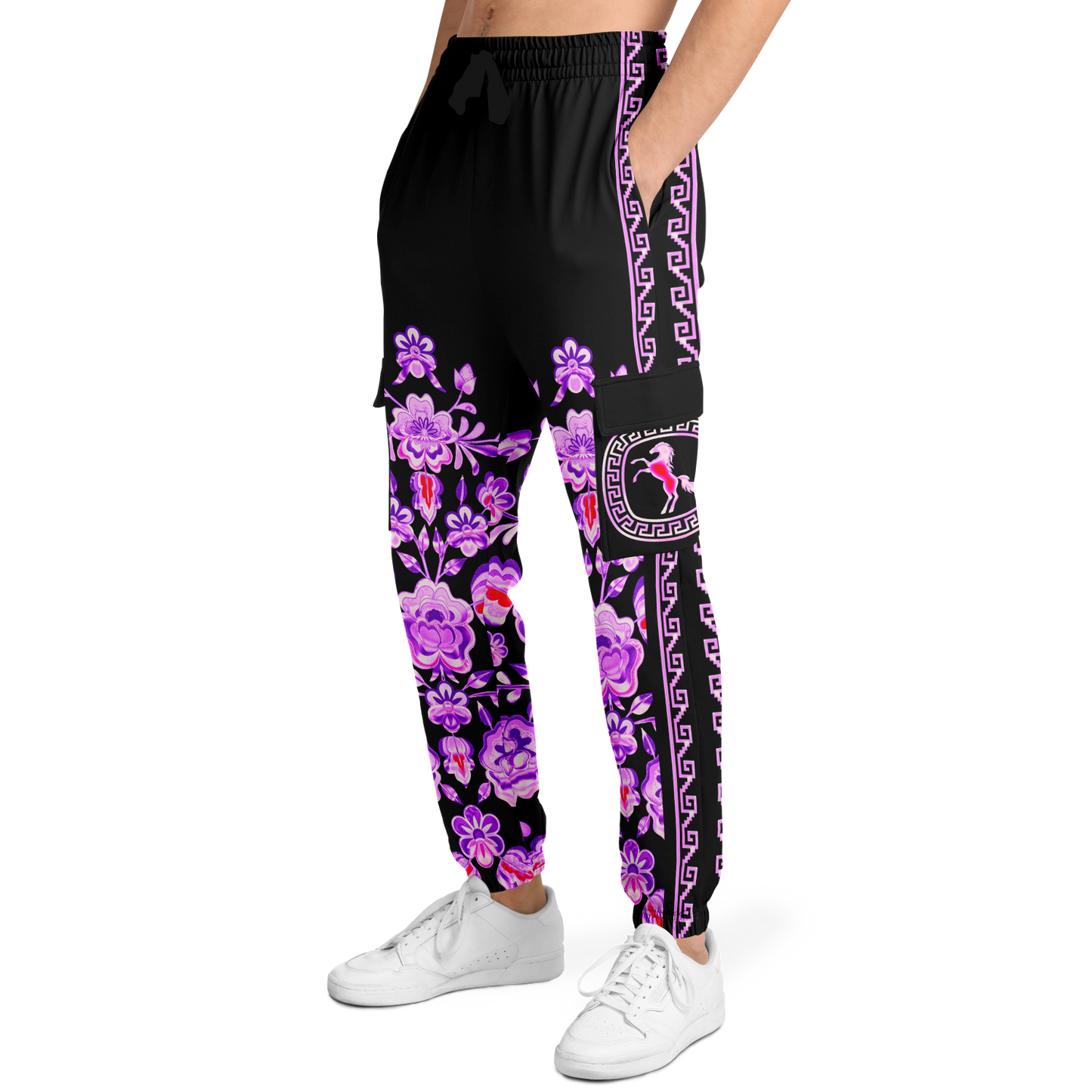 Pink Chrome Charro (Caballo/Horse) - Unisex Cargo Joggers