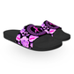 Pink Chrome Charro (Caballo/Horse) - Unisex Slide Sandal