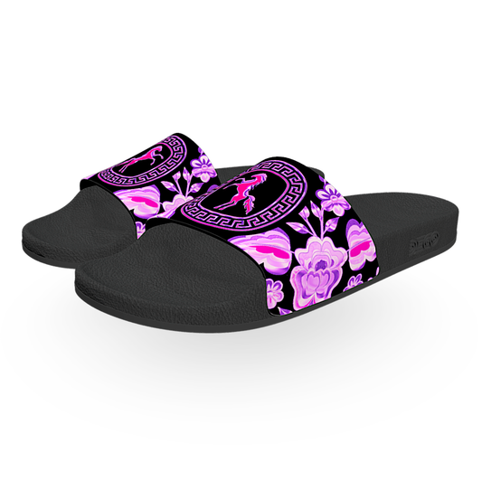 Pink Chrome Charro (Caballo/Horse) - Unisex Slide Sandal