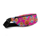 Pink Floral (Mexican Oilcloth Inspired) - Fanny Pack-Bags-Licuado Wear