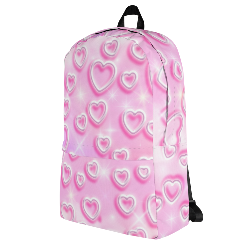 Pink Hearts 90s Baby - Backpack