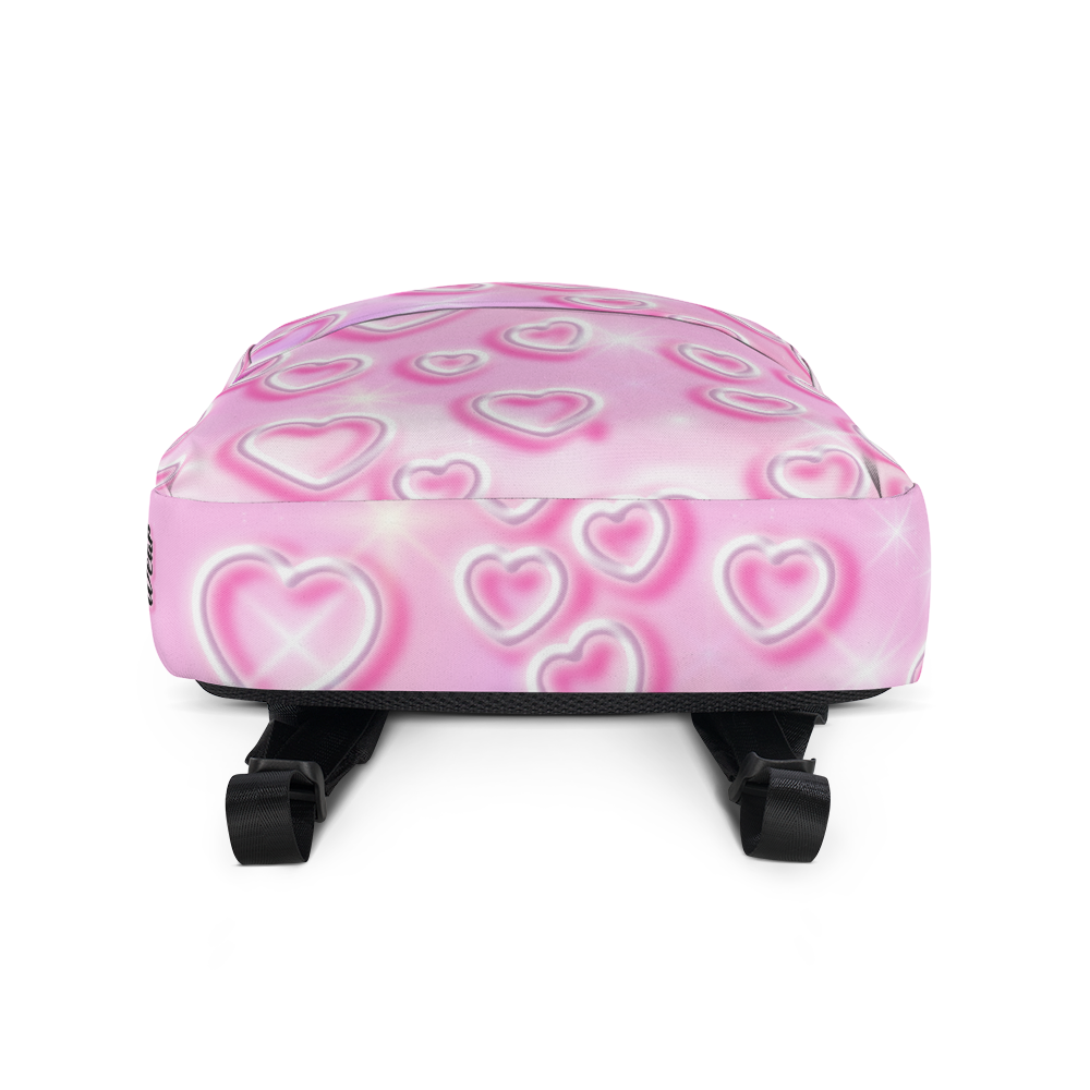 Pink Hearts 90s Baby - Backpack