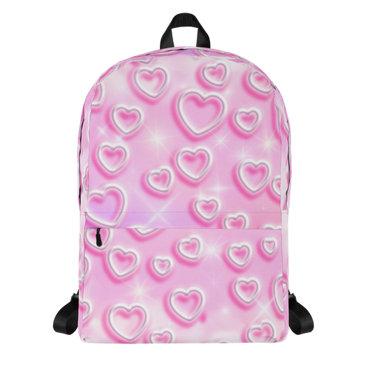 Pink Hearts 90s Baby - Backpack