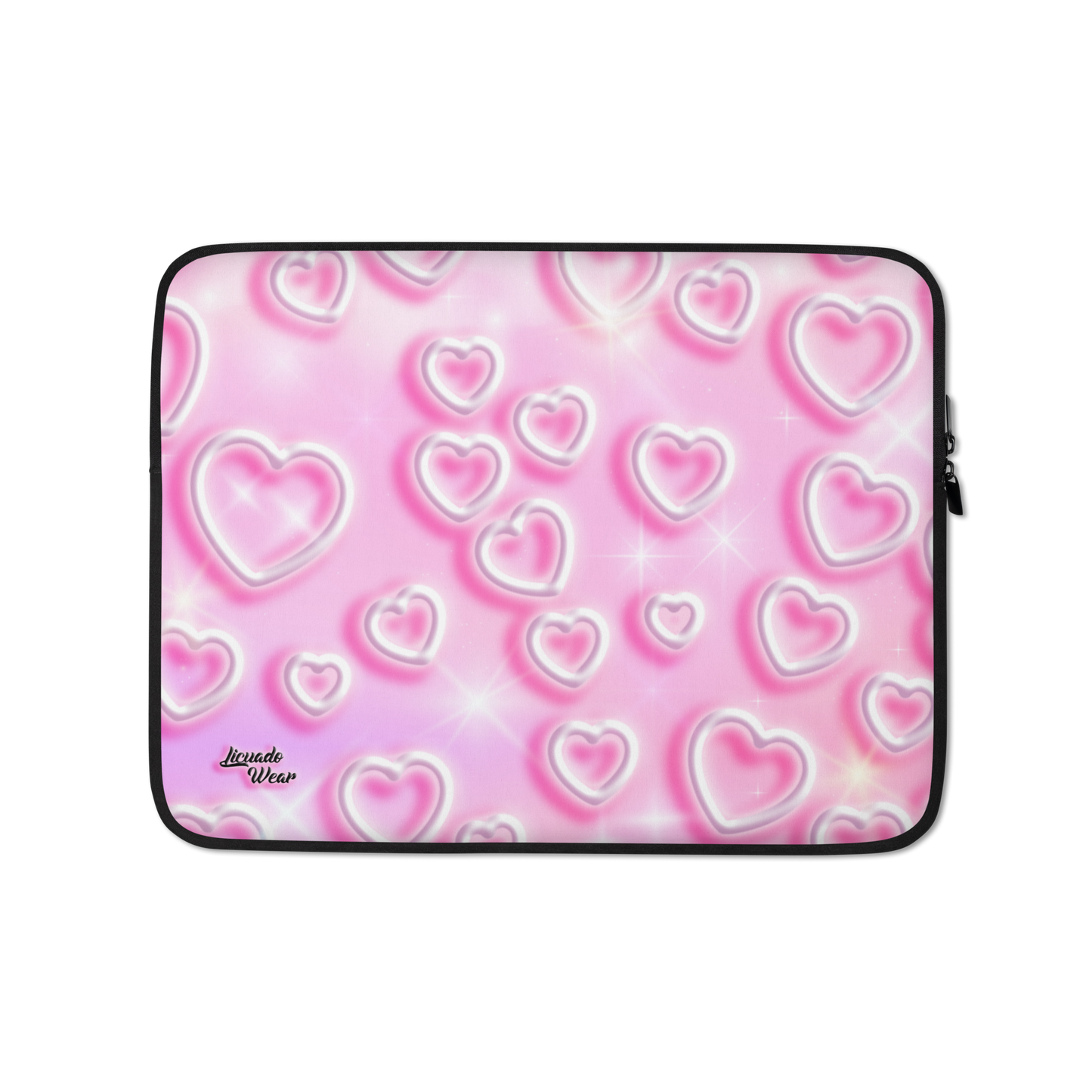 Pink Hearts 90s Baby - Laptop Sleeve