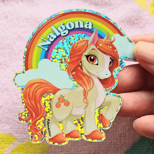 Nalgona Pony - Glitter Holographic Sticker