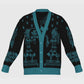 Huitzlampa (Direction of the South) - Unisex Knit Cardigan