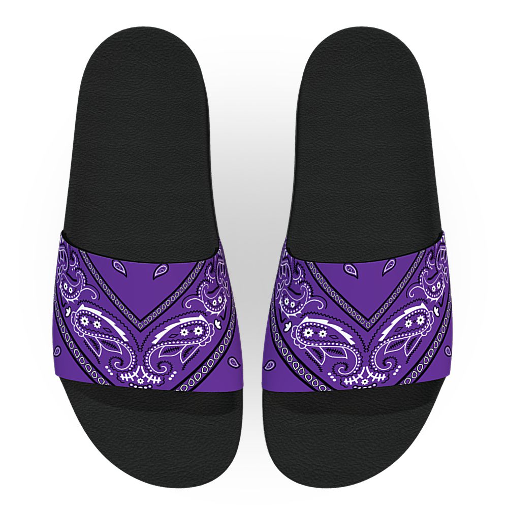 Prince Purple Bandana - Unisex Slide Sandal