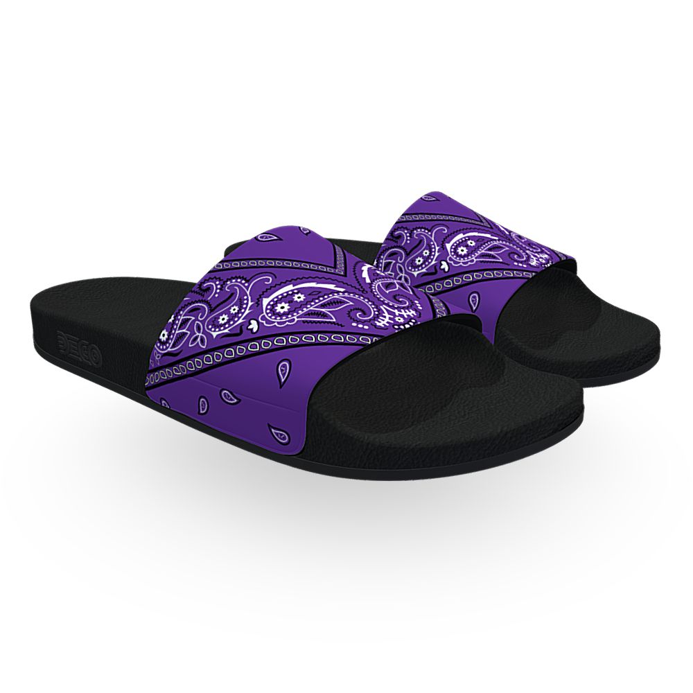 Prince Purple Bandana - Unisex Slide Sandal