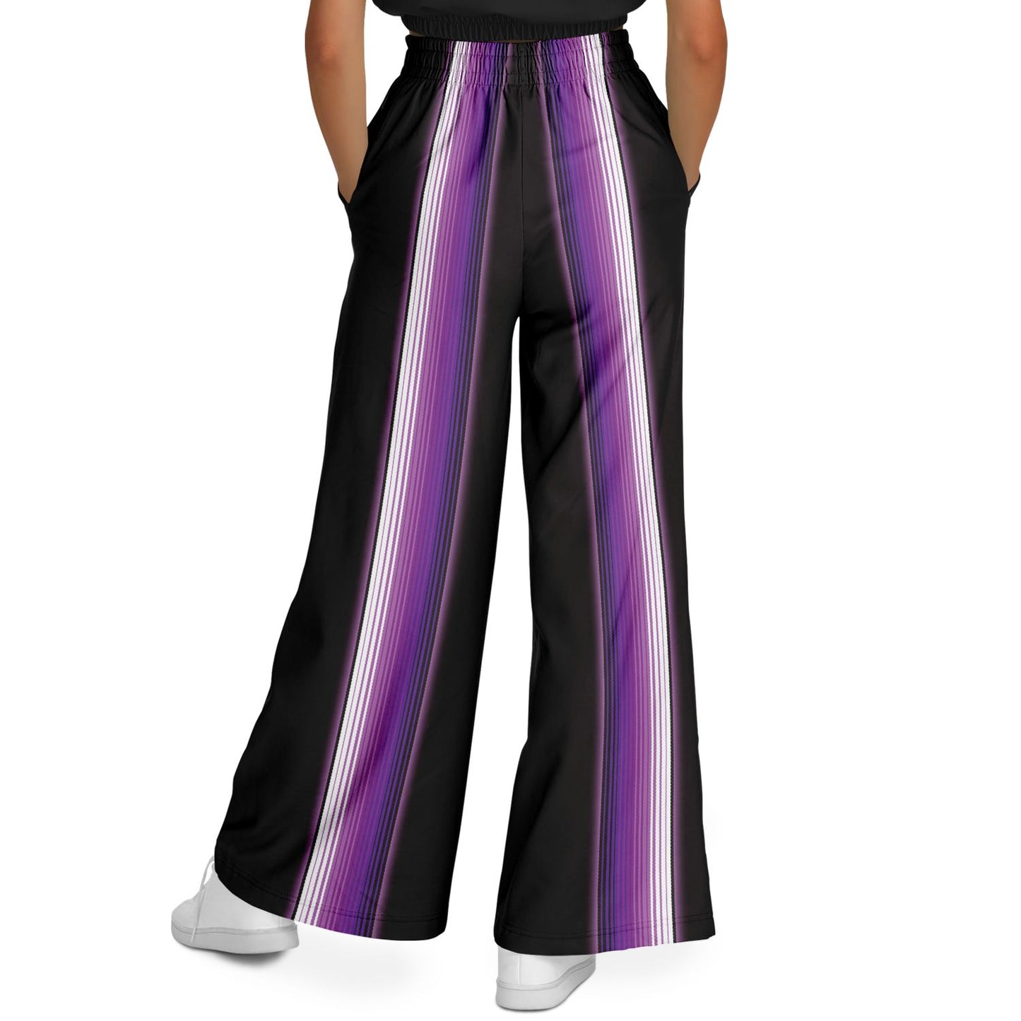 Purple & Black Zarape - Flare Pant