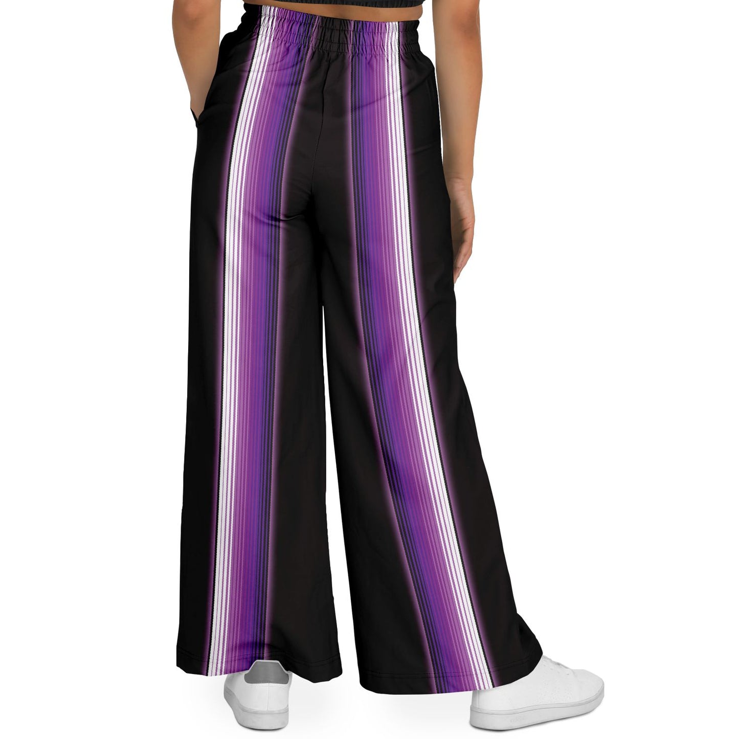 Purple & Black Zarape - Flare Pant