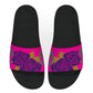 Purple Roses - Unisex Slide Sandal - Licuado Wear
