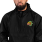 Quetzalcoatl (Bright Colorway) - Embroidered Champion Packable Jacket