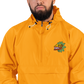 Quetzalcoatl (Bright Colorway) - Embroidered Champion Packable Jacket