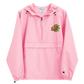 Quetzalcoatl (Bright Colorway) - Embroidered Champion Packable Jacket