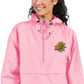 Quetzalcoatl (Bright Colorway) - Embroidered Champion Packable Jacket