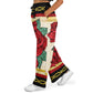 Red Rose Cobija - Flare Fleece Pant
