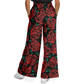 Red Roses - Flare Fleece Pant