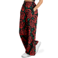 Red Roses - Flare Fleece Pant