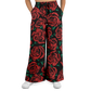 Red Roses - Flare Fleece Pant