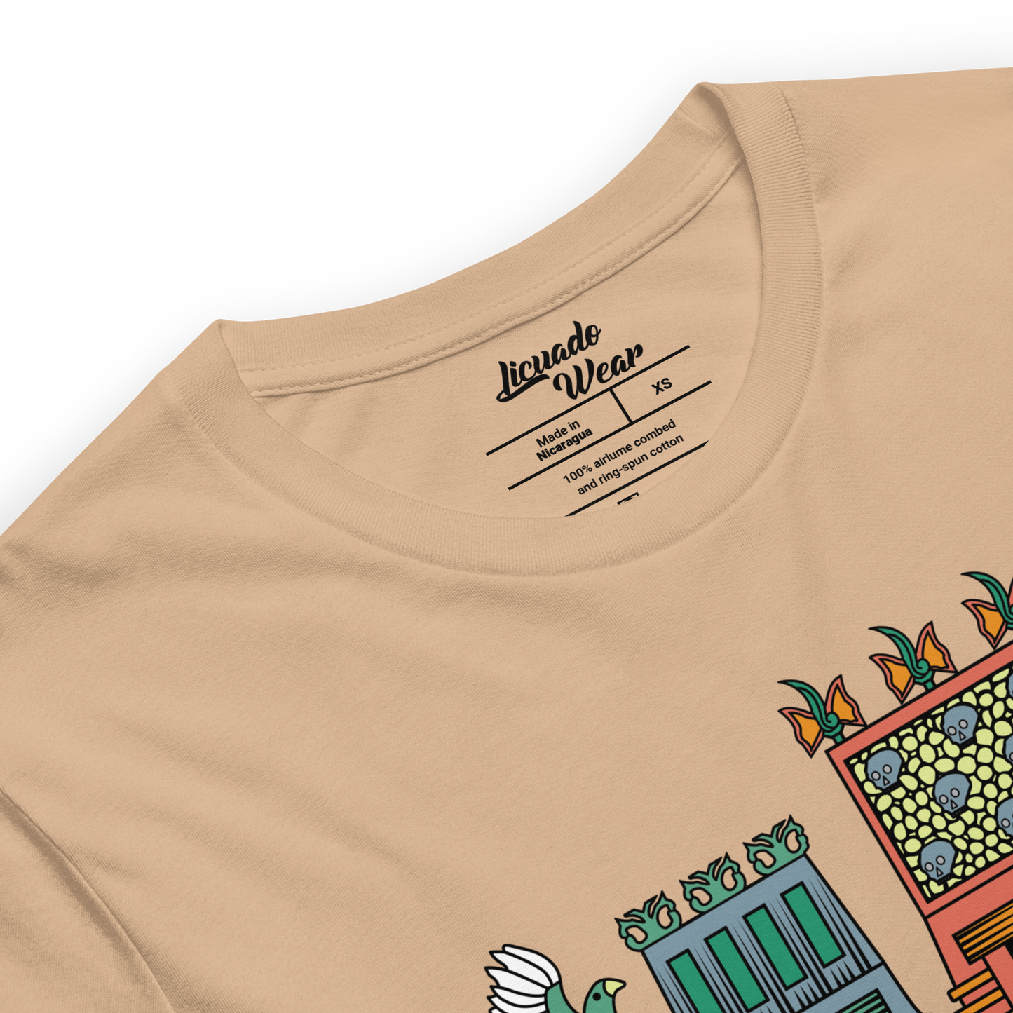 Resist, Reclaim, Re-Indigenize (Templo Mayor) - Earthy Colors Unisex T-Shirt