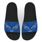 Royal Blue Bandana - Unisex Slide Sandal