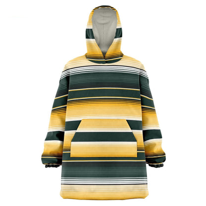 Sarape Green Bay Football Colors - Cobija Hoodie