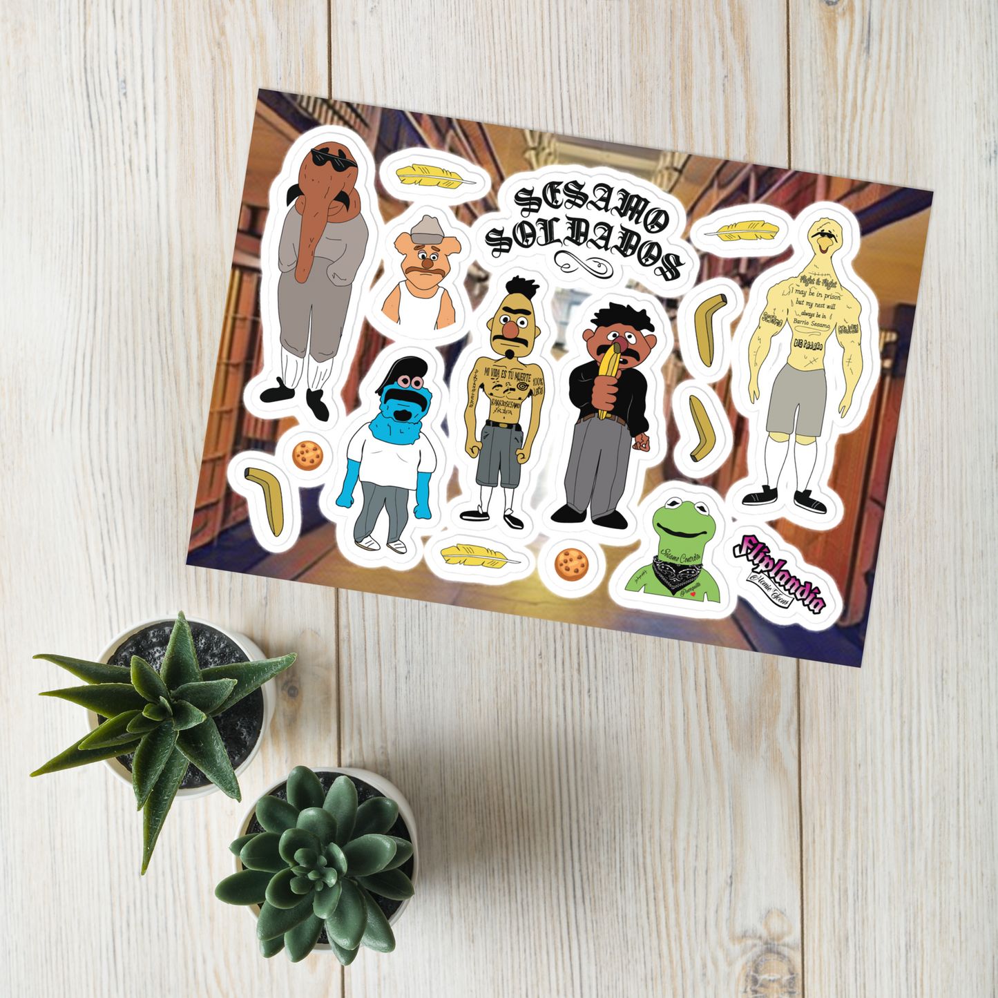 Sesamo Soldados Season 1 - Fliplandia Multi-Sticker Sheet