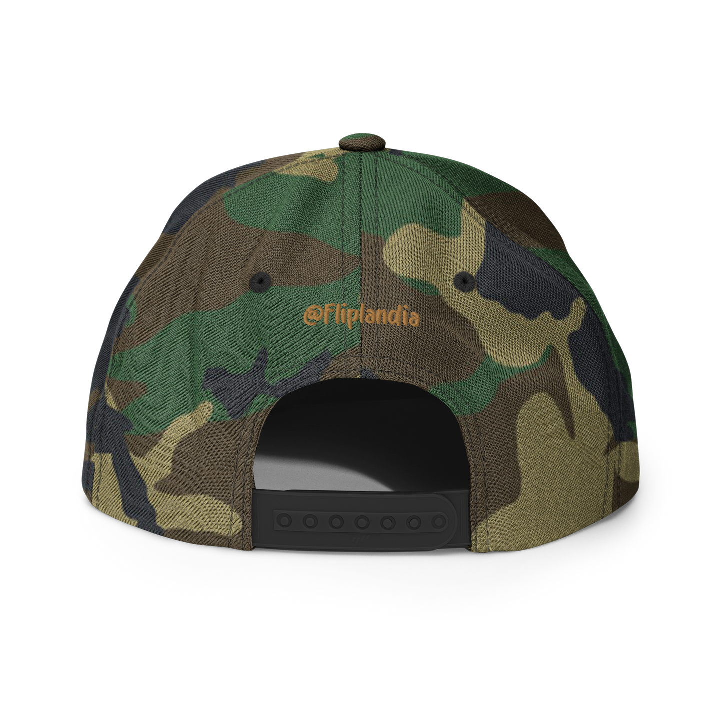 Soldado (Brown Text) - Fliplandia Snapback Hat