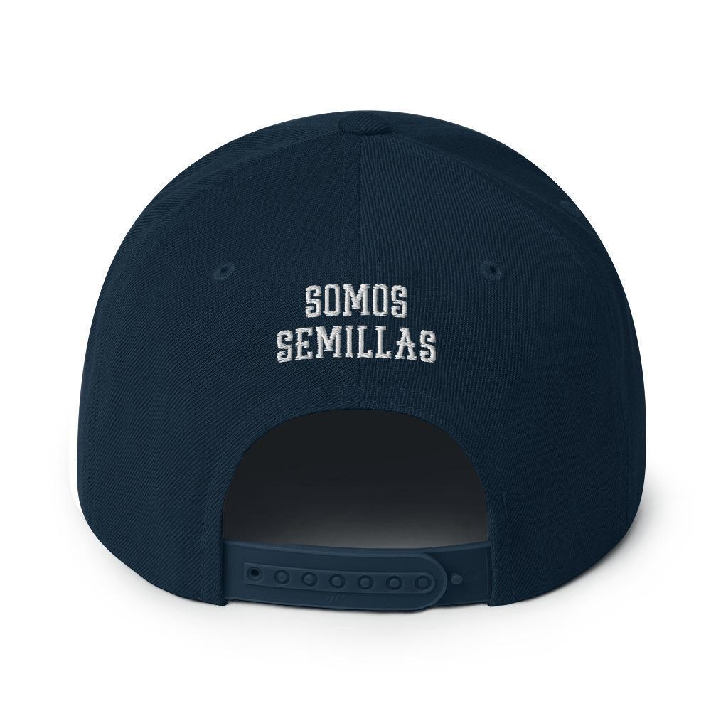SOMOS SEMILLAS - Embroidered Snapback Hat - Licuado Wear