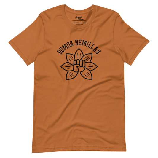 Somos Semillas - Unisex T-Shirt in Rust
