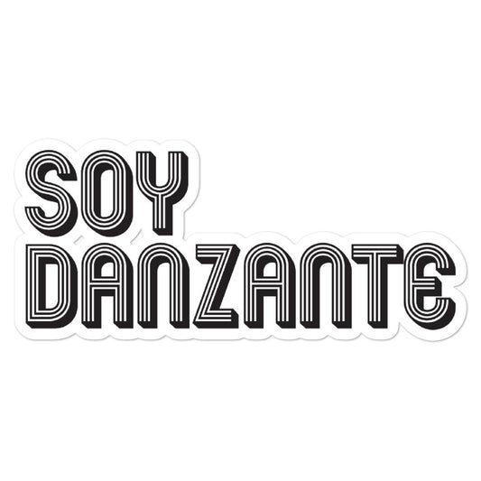 Soy Danzante Black & White - Sticker (S, M, L) - Licuado Wear