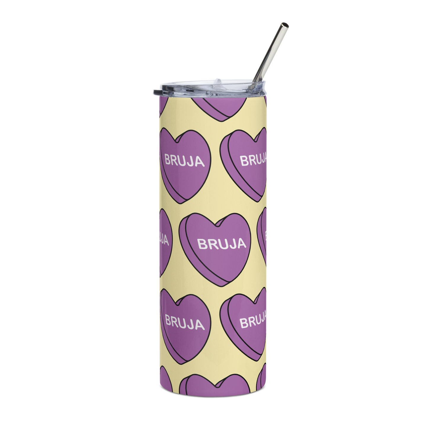 Bruja Candy Conversation Heart - Stainless steel tumbler