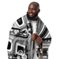 Black & White with Roses Lowrider Hood - Blanket (2 sizes)
