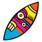 Tecpatl (Bright Colorway) - Sticker (S, M, L)