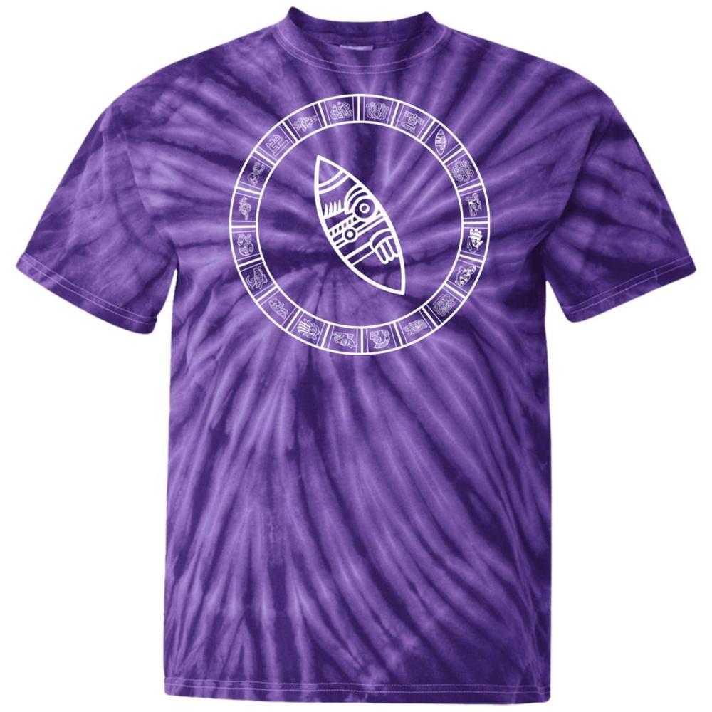 Tecpatl (Flint) - Unisex Tie Dye T-Shirt - Licuado Wear