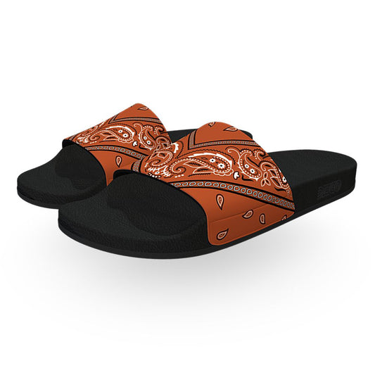 Terracotta (Rust) Bandana - Unisex Slide Sandal