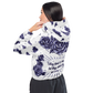 They tried to bury us... (Blue Bic Pen Style) - Cropped Windbreaker Jacket