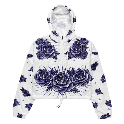 They tried to bury us... (Blue Bic Pen Style) - Cropped Windbreaker Jacket