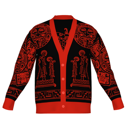 Tlahuizlampa (Direction of the East) - Unisex Knit Cardigan