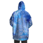 Tlaloc Blue Watercolors - Cobija Hoodie