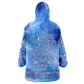 Tlaloc Blue Watercolors - Cobija Hoodie