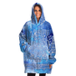 Tlaloc Blue Watercolors - Cobija Hoodie