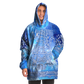 Tlaloc Blue Watercolors - Cobija Hoodie