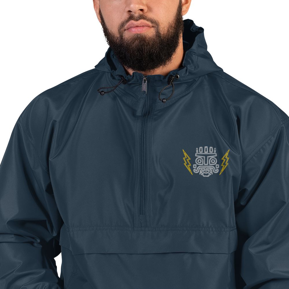 Tlaloc - Embroidered Champion Packable Jacket