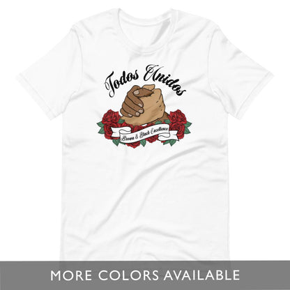 Todos Unidos, Brown and Black Excellence - Short-Sleeve Unisex Light T-Shirts - Licuado Wear