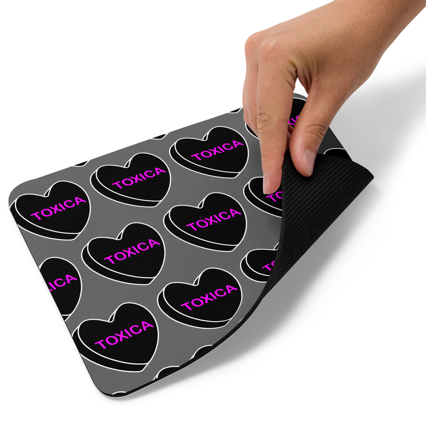 Toxica Candy Conversation Heart - Mouse pad