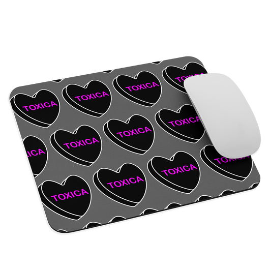 Toxica Candy Conversation Heart - Mouse pad