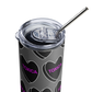 Toxica Candy Conversation Heart - Stainless steel tumbler